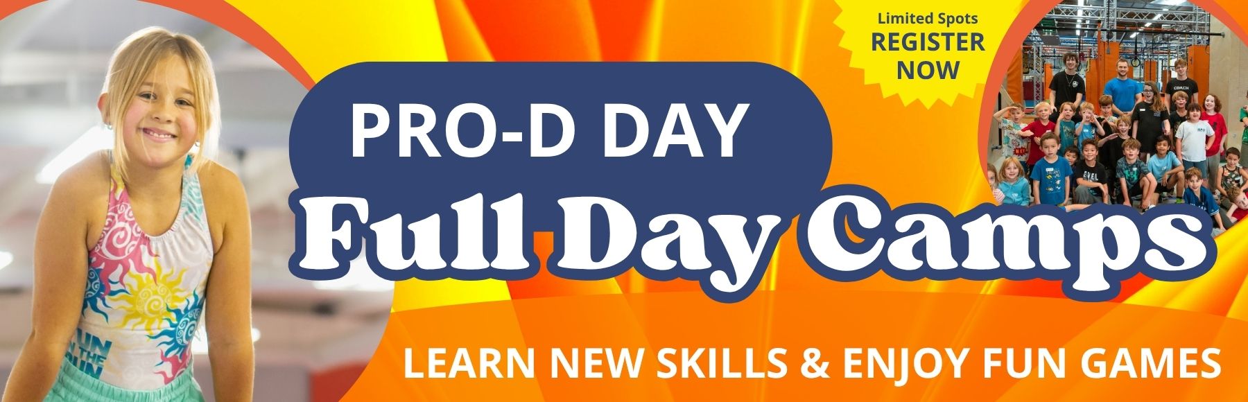 Kelowna gymnastics & ninja pro-d day camps